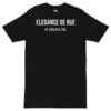 Elegance de Rue Tee - Black