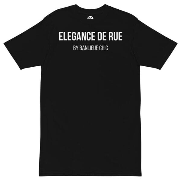 Elegance de Rue Tee - Black