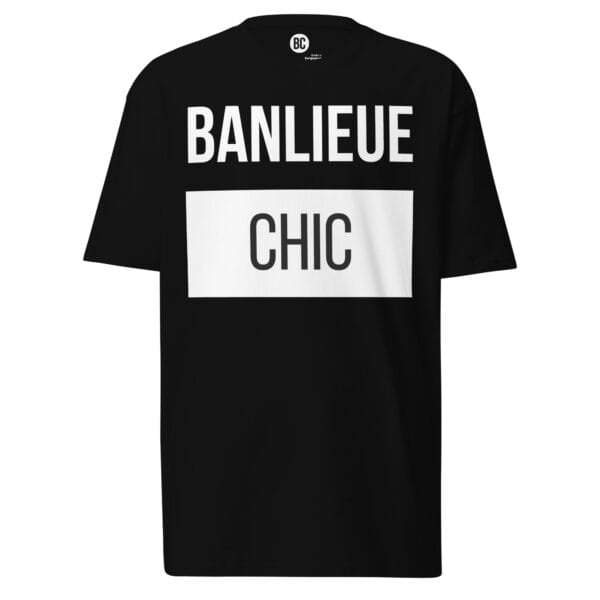 Banlieue Bold Chic Tee - Black