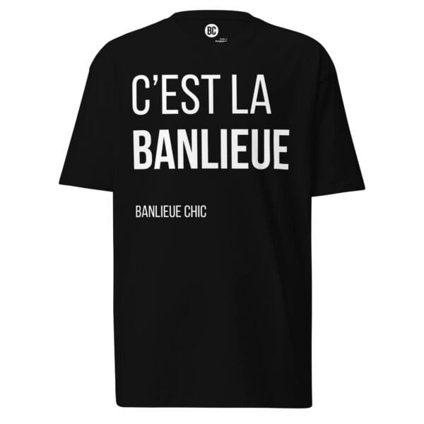 C'est La Banlieue Tee – Black