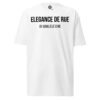 Elegance de Rue Tee - White