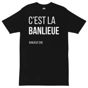 C'est La Banlieue Tee – Black