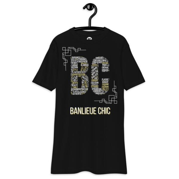 Mots de Banlieue Tee – Black