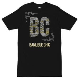 Mots de Banlieue Tee – Black