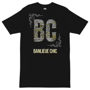 Mots de Banlieue Tee – Black