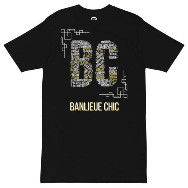 Mots de Banlieue Tee – Black
