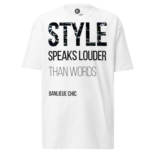 Style Speaks Louder Tee – White