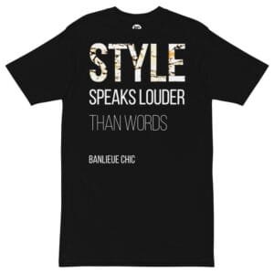 Style Speaks Louder Tee – Black