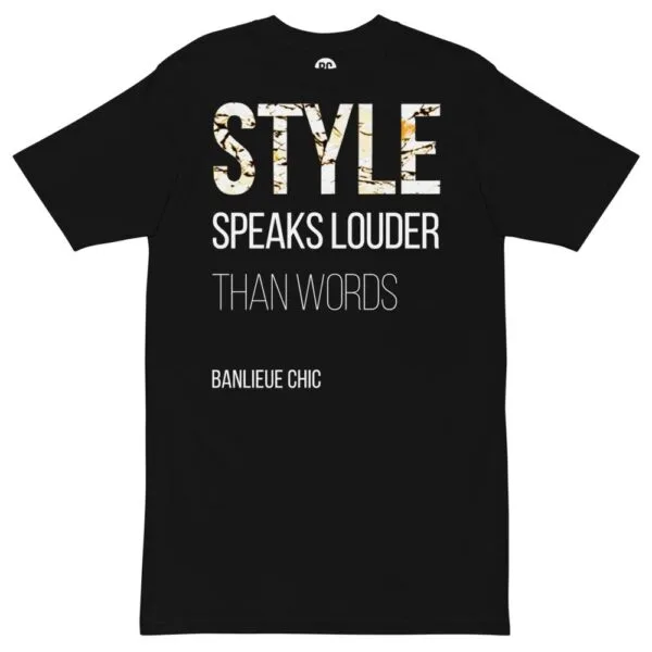 Style Speaks Louder Tee – Black