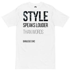 Style Speaks Louder Tee – White