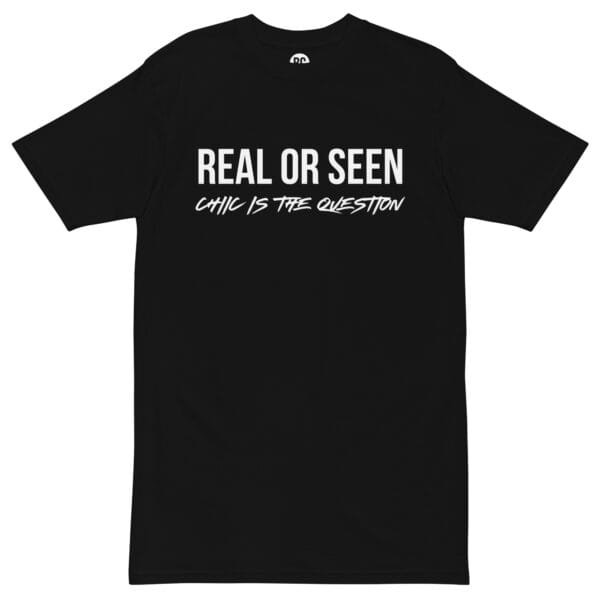 Real or Seen Tee - Black