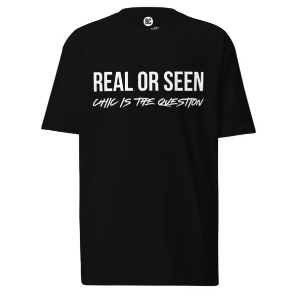 Real or Seen Tee - Black