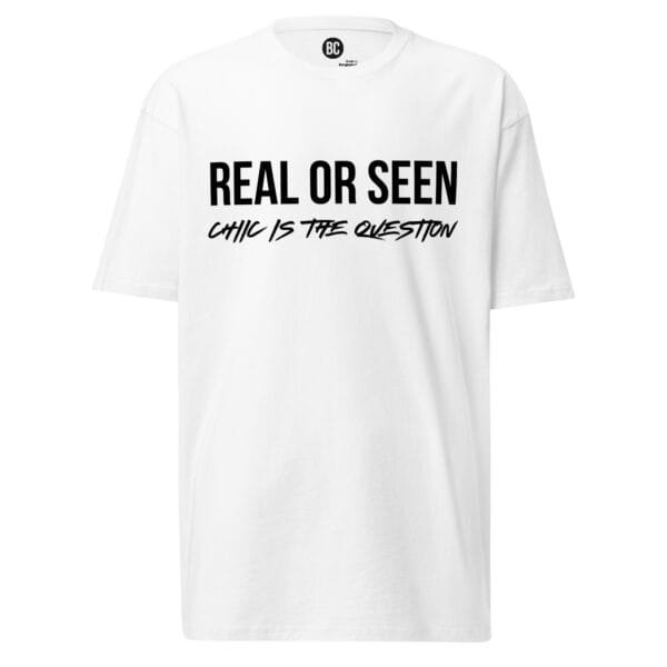 Real or Seen Tee - White